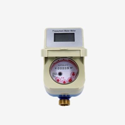 Đồng hồ đo nước trả trước bằng thẻ IC thân máy bằng đồng thau